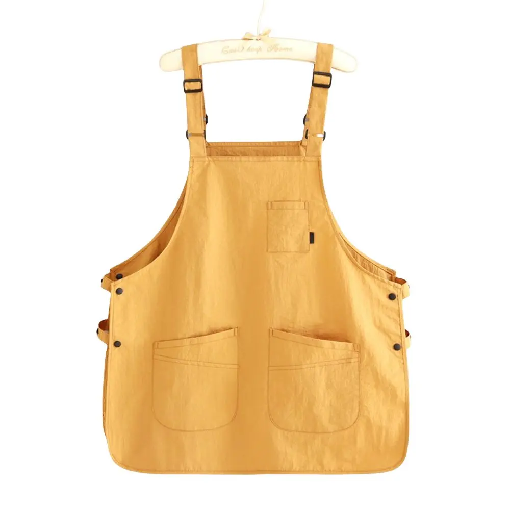 New Japanese Style Catering Workwear Apron Waterproof Stain Resistant Working Overalls Household Work Clothes for Cafe Barber