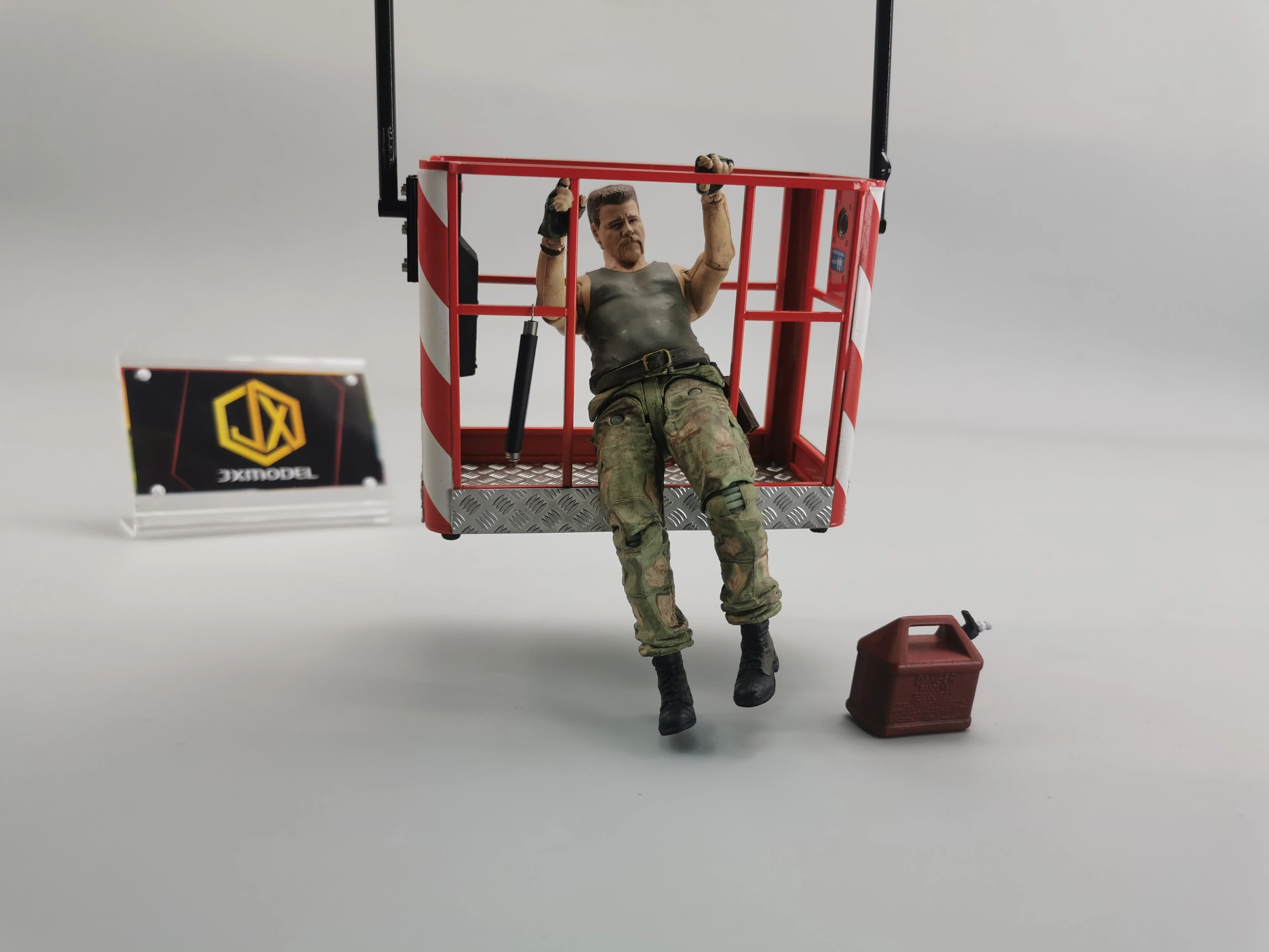 JXmodel For 1/14 Truck-mounted Crane Operation Cage F1650 Extended Attachment Lifting Cage FASSI Rc Accessories