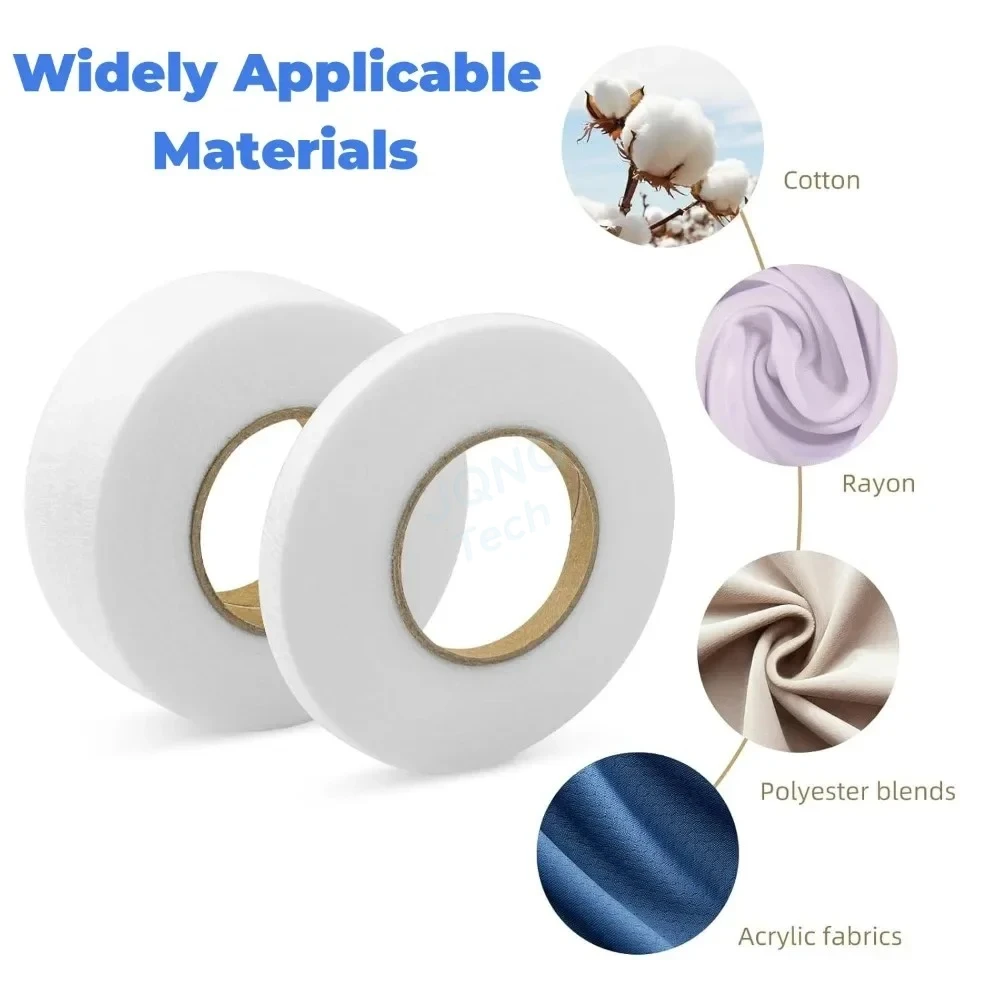 Self Adhesive Pants Hem Tape Iron DIY Jean Clothes Length Shorten for Hats Clothes Hot Melt Double-Sided Tape Sewing Tool image 5