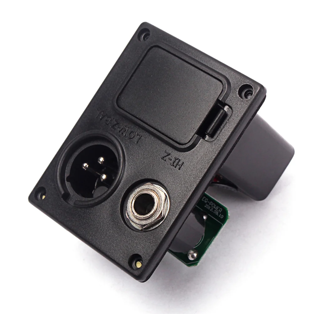 

Blue Wire Pickup 4 Bands Eq Guitar Preamp Bass Treble Presence Control Digital Tuner Lcd Low Indicator