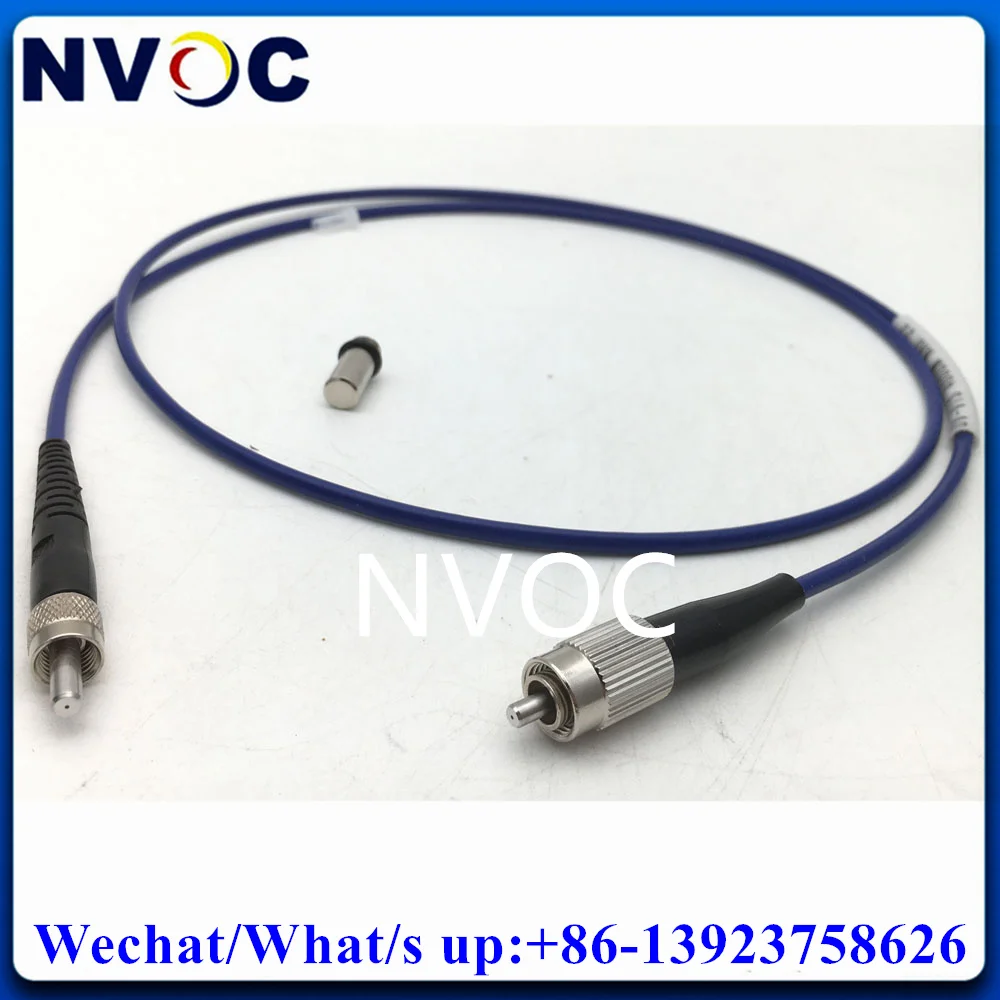 FC-SMA905 Round NIR Quartz Fiber 50um Pure Silica Metal/Ceramic Ferrule LOW -OH:400-2500nm 3.0mm 1M Armored Patch Cord Cable