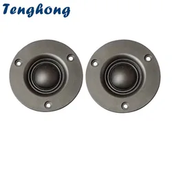 Tenghong 2pcs 3 Inch Tweeter Audio Speakers 4Ohm 8Ohm 20W Silk Film Speaker 25 Cores Dome Treble Loudspeaker For Home Theater