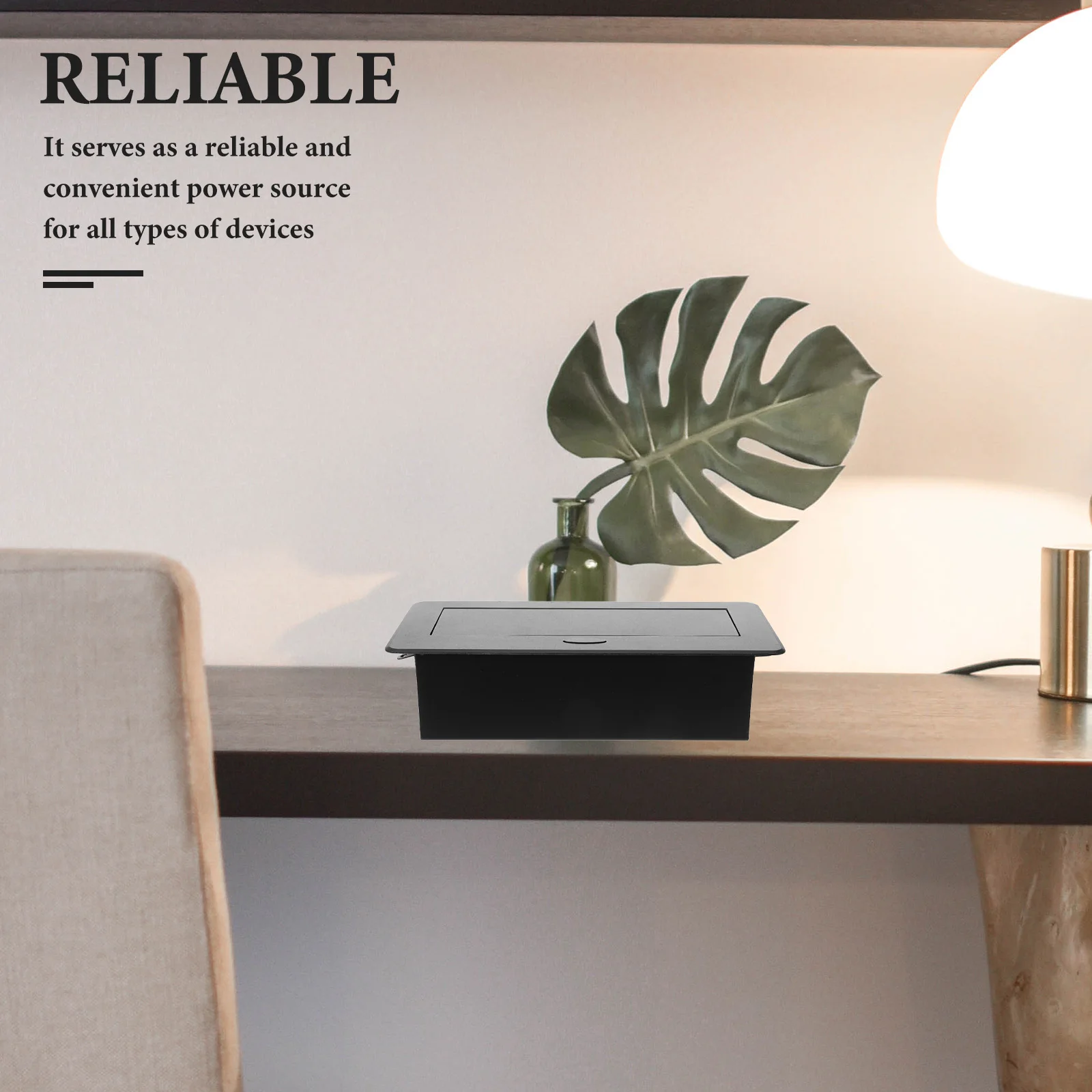 

USB Socket 3 Outlets 2 Ports Desktop Charging Tin Phosphor Office Conference Electrical Household Storage