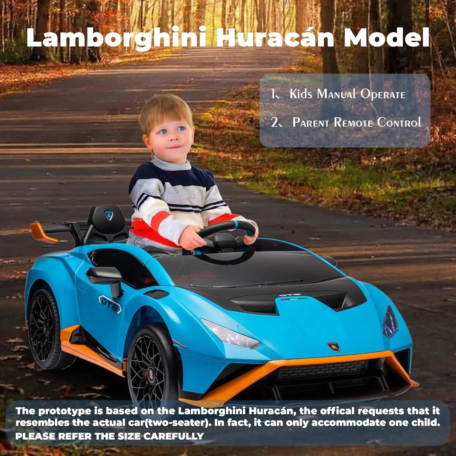 Voiture électrique 24V pour enfants, Compatible avec Lamborghini, avec 4 roues, voiture de sport, jouets, télécommande