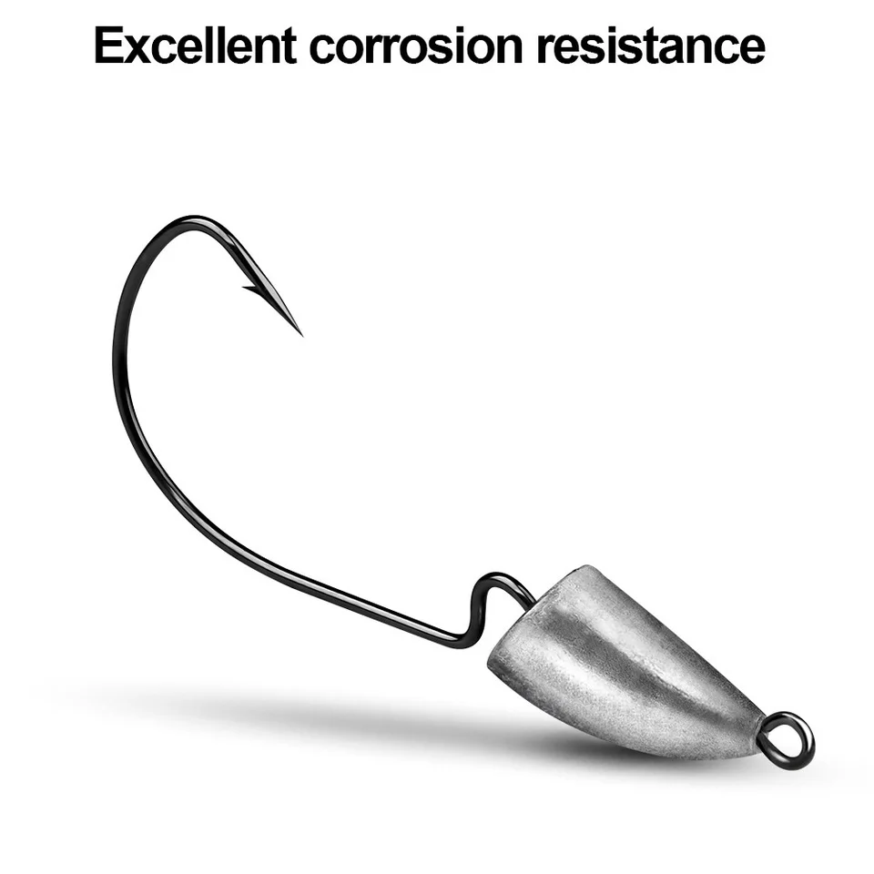 Crank Jig Head Hook 1.75g 2.5g 3.5g 5g 7g 10g 14g Fishing Hook Jigging Lure Hard Bait Soft Worm Fishhook Jig Hook For Fishing