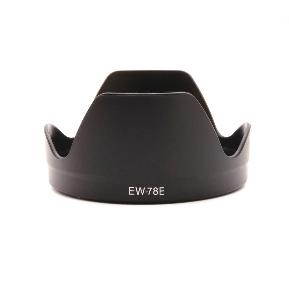 EW-78E for Canon EF-S 15-85mm f/3.5-5.6 IS USM Bayonet Camera Lens Hood Plastic Black EW78E EW78