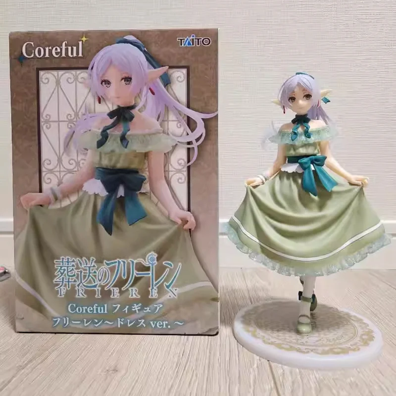 

Новинка в наличии, оригинальная фигурка Taito Coreful Frieren: Beyond Journey's End Frieren, коллекция зеленого платья, версия. Аниме Коллекционное