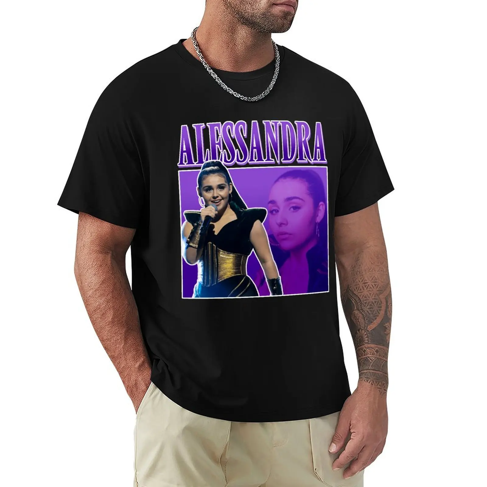 

Alessandra Mele Queen Of Kings Norway Eurovision 2023 T-Shirt Aesthetic clothing vintage clothes t shirt men