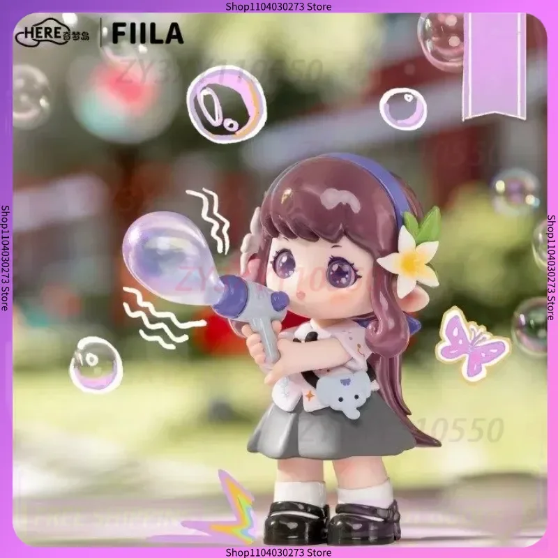 

Fiila Global Study Wanderer Series Blind Box Surprise Mystery Box Cartoon Action Figure Model Collectible Trendy Toy Girls Gift