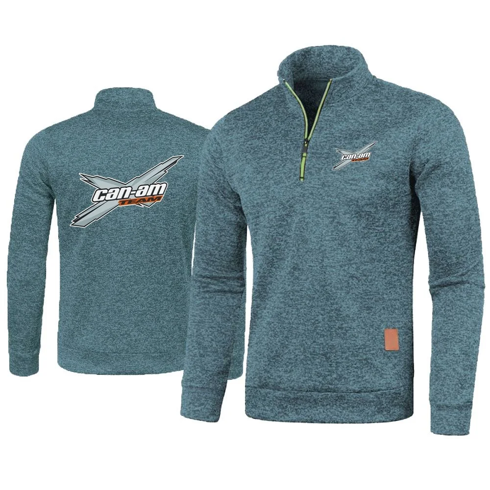 Men\'s Hoody Can Am Off Road Brp Atv Commander Utv Outlander Sweatshirts Men Pullover Sweater Fleece Pullover Soft Shell Jacket