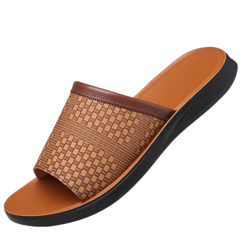 

Large Size Men's Shoes 2026 Summer New Breathable Lightweight Comfortable Slippers Fashion Soft Sole Beach Shoes Non Slip Flats