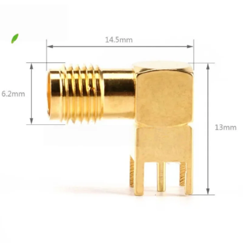 20PCS SMA female Thru Hole plug Right Angle 90 DEGREE ( SMA-KWE ) PCB Mount connector RF adapter