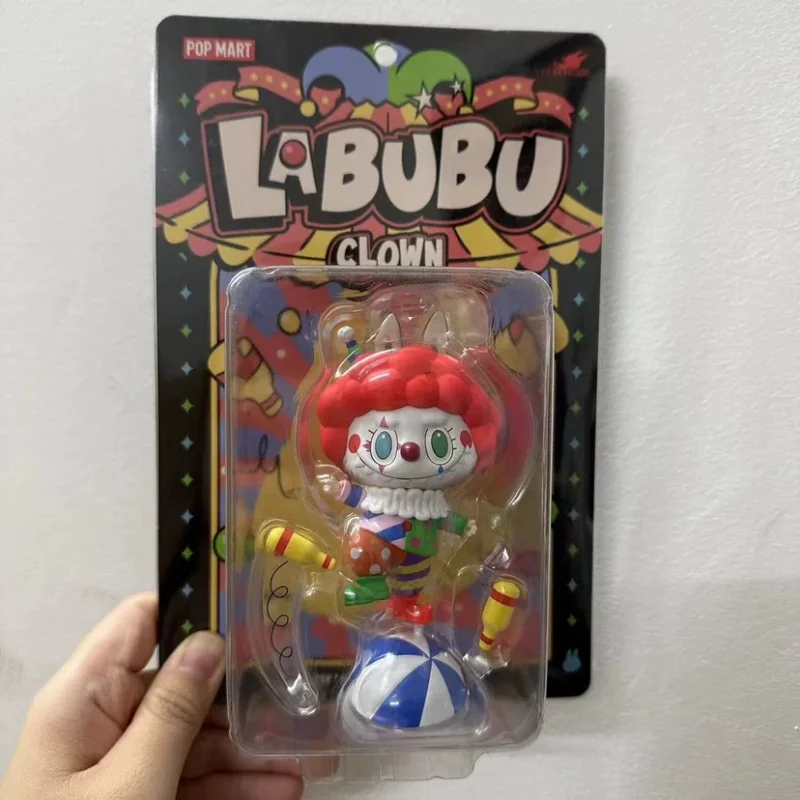 

POP MART The Monsters LABUBU CLOWN Series Trendy Play Anime Action Figure Cute and Interesting Toy Surprise Collection Gifts