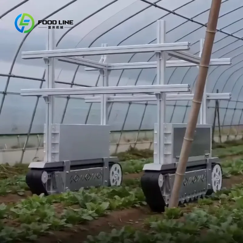 Customized Electric Crawler Track Agricultural Robot Chassis for Precision Laser Weeding Greenhouse Farm