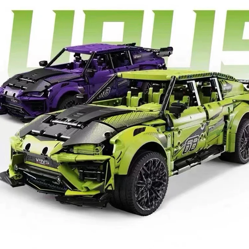 1:8 Technical URUS Off-Road Vehicle Building Blocks Sports Car City Jeep Vehicle Model Bricks Toys For Kid Birthday Gifts MOC