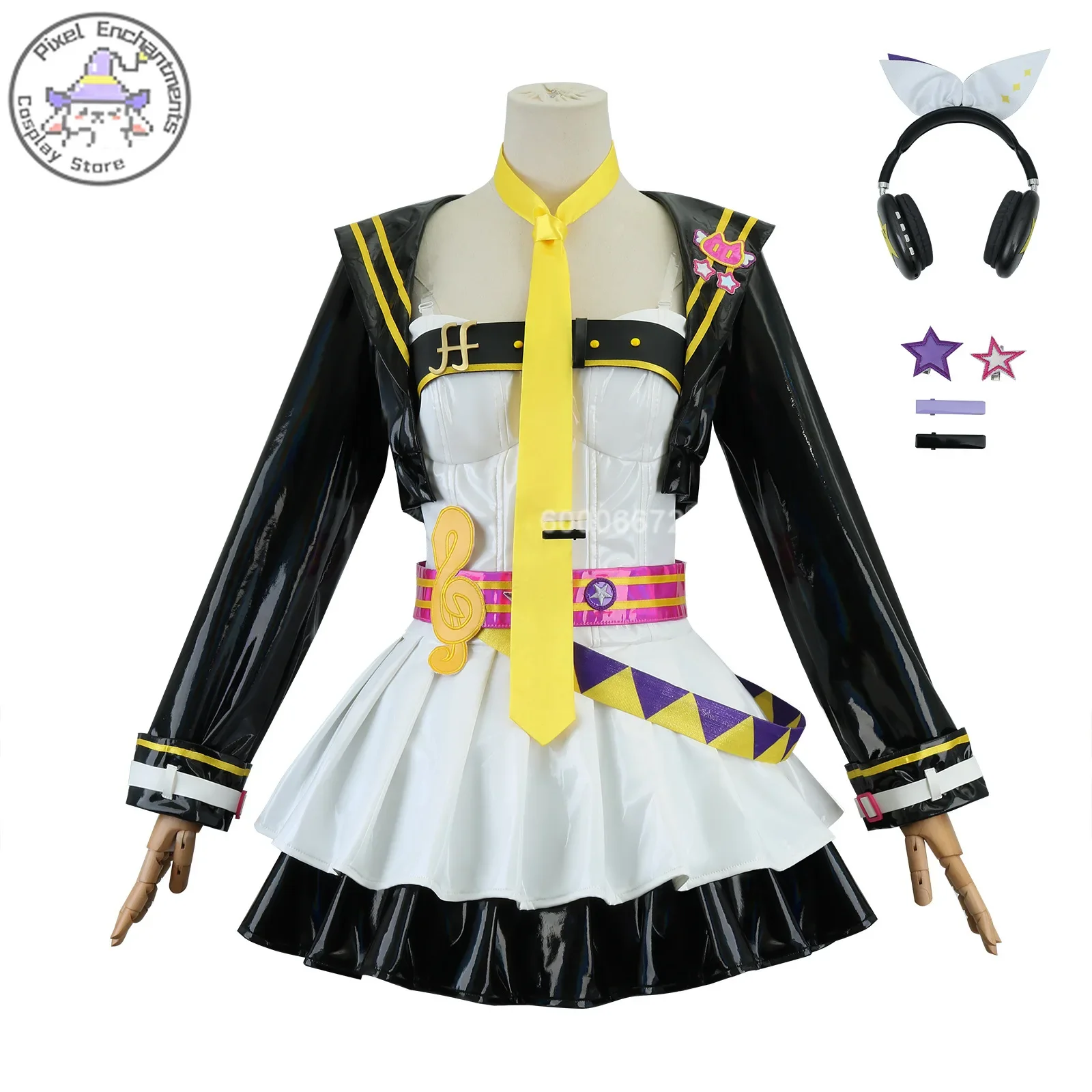 Mikuu Kagamine Rin Kagamine Len Cosplay Kostüm Frauen Männer Projekt Sekai Anime Virtuelle Sänger Rolle Spielen Anime Spiel Outfit