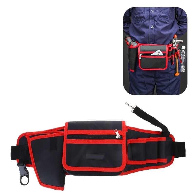 Electrician Tool Pouches Tool Belt Pouches Multiple Pockets Tool Organizers Attachment Pouches for Technician Maintenance