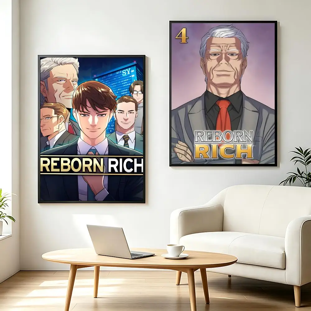 series Reborn Rich Poster  Poster HD Printing Fresh and Nordic Home Decor Wall Art for the Living Rooms Hallways Gift Giving