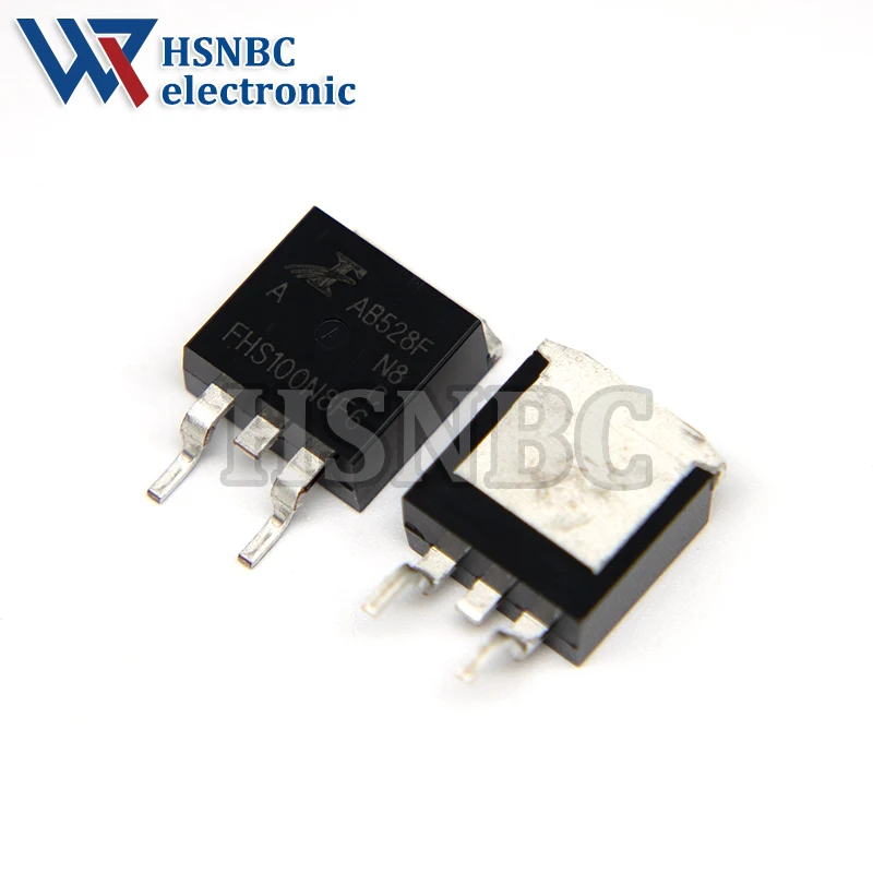 10Pcs/Lot FHS100N8F6 100N8F6 FHS100N8F6A TO-263 120A 85V N-channel Power MOSFET Transistor 100% New Original