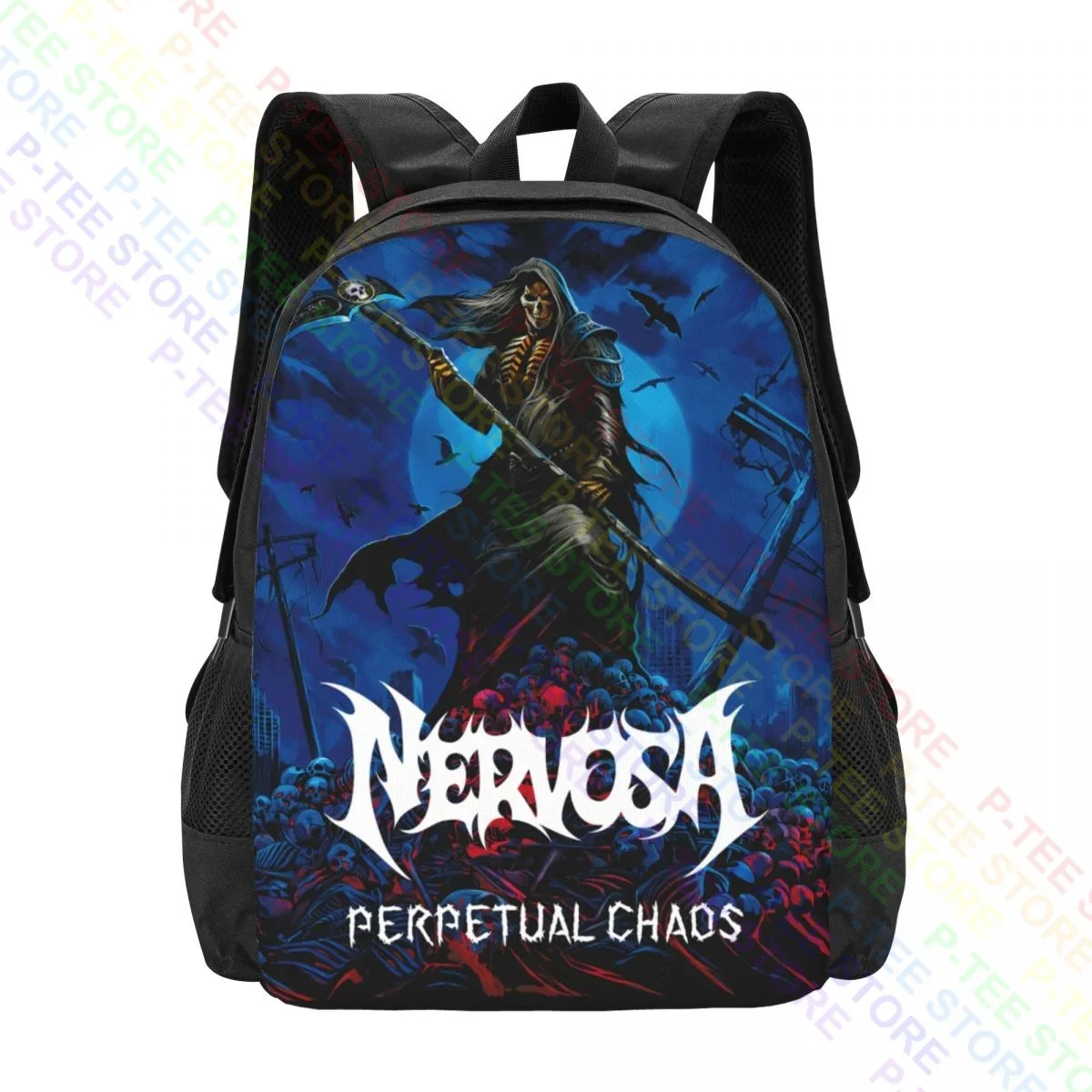 Nervosa Thrash Metal Band Perpetual ChaosBackpack Large Capacity Gym Gym Tote Bag