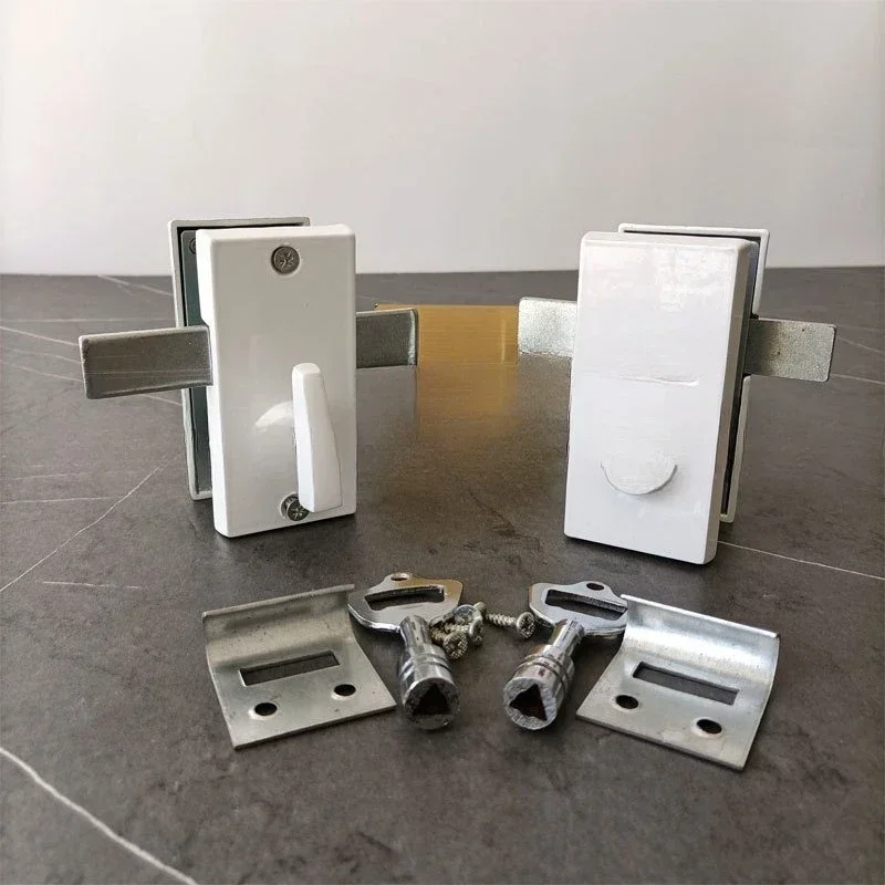 Train toilet door lock, mobile toilet unmarked lock, toilet indicating door lock