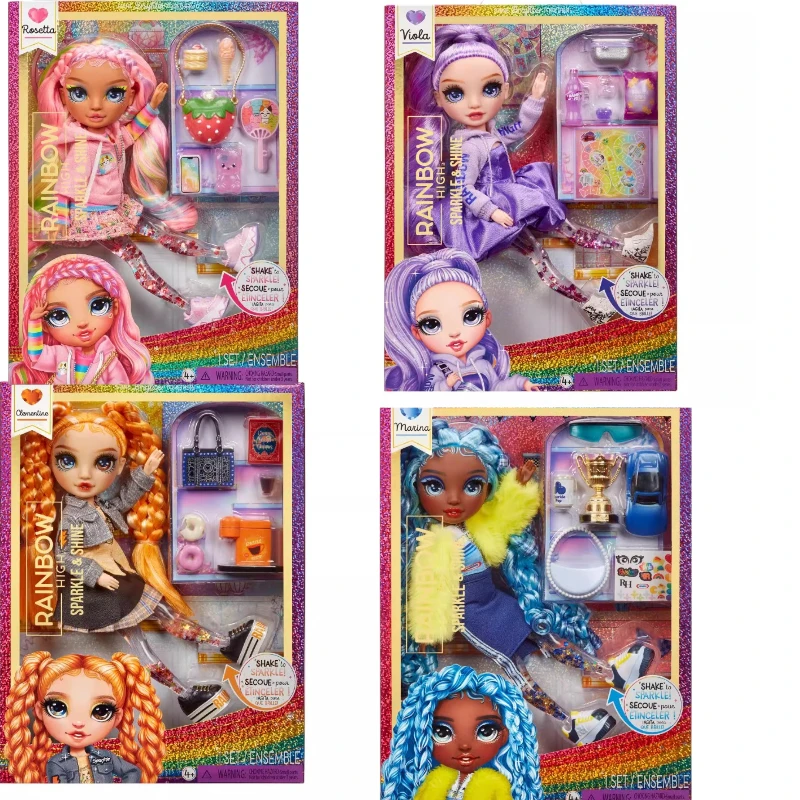 New Rainbow High Sparkle&Shine Leg Collection Fashion Dolls Fashion Dressup Dolls Accessories Girls Play House Toys Gifts