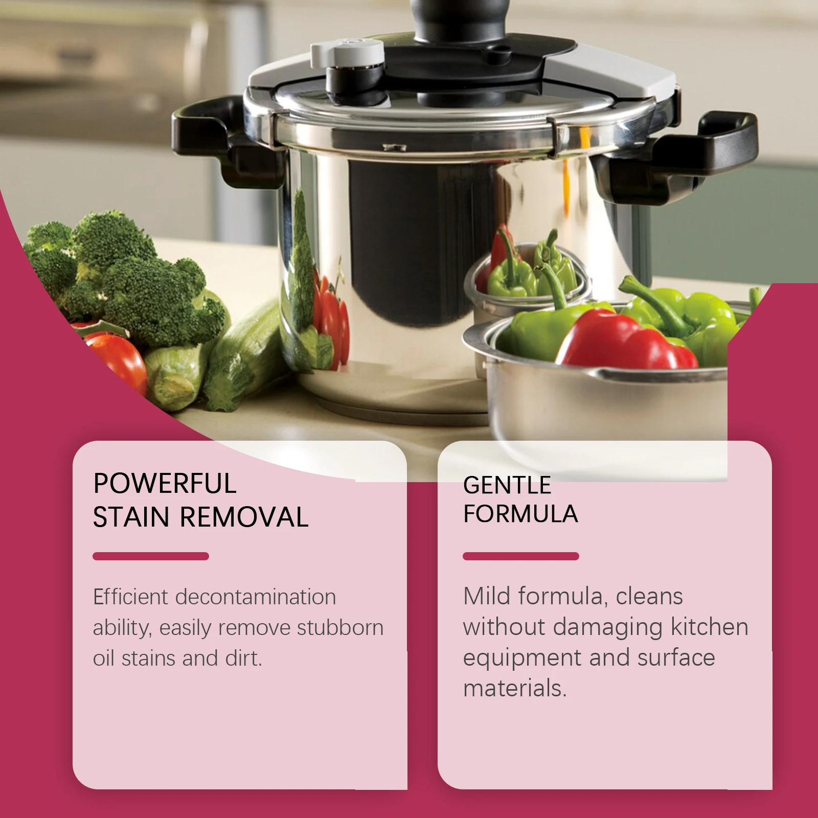 Kitchen Grease-Removing Cleaning Paste: Gentle Multi-Functional Cleaning Paste for Eliminating Heavy Grease in the Kitchen