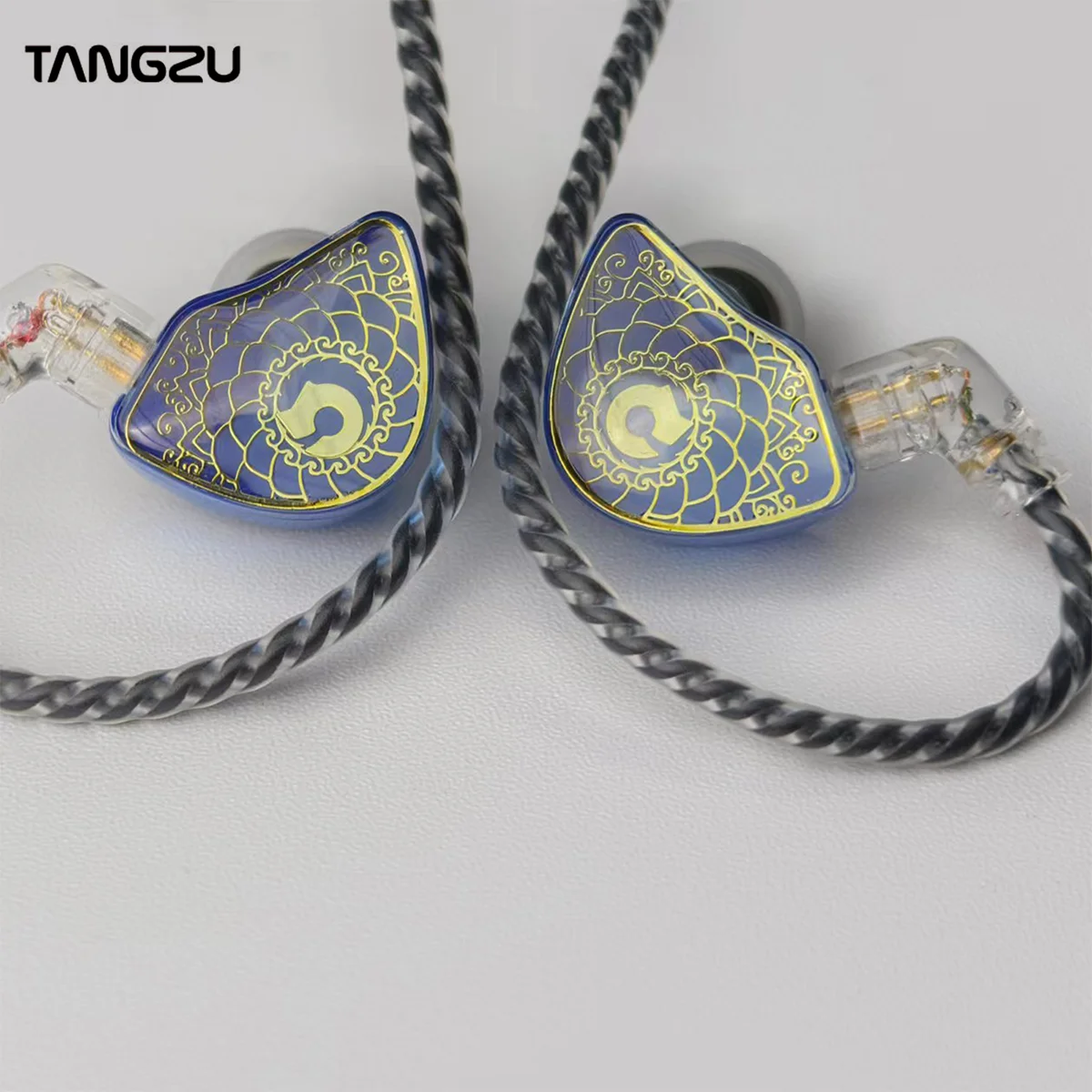 Проводные наушники TANGZU WAN ER, серия Zone Edition, IEM со съемным 0,78 мм 2-контактным музыкальным проводным микрофоном, спортивные наушники-вкладыши