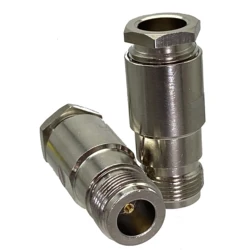 1Pcs Connector N female jack clamp RG8 LMR400 RG213 RG165 RG393 cable Straight RF Coaxial adapter