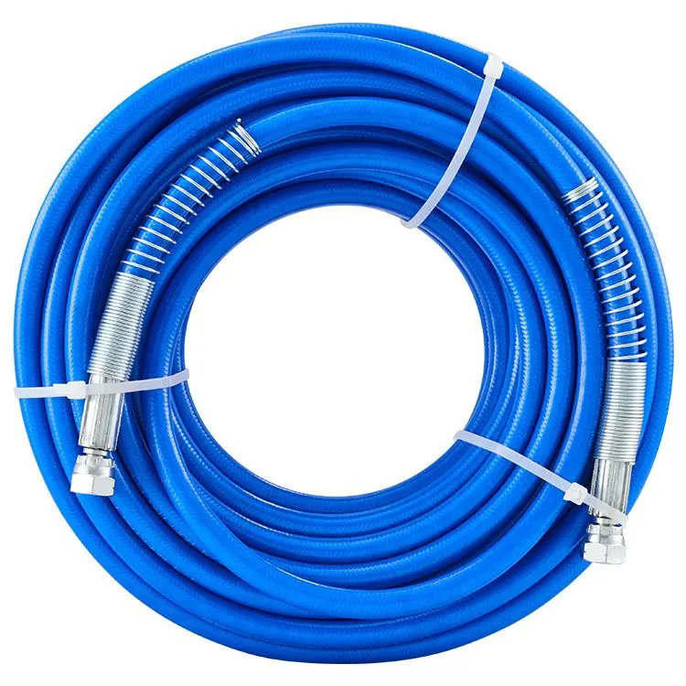 

Airless Paint Spray Hose Kit, 50ft 3600 psi High Pressure Fiber Tube with 8 inch Extension Rod Pole, Including 517 Tip and Ti