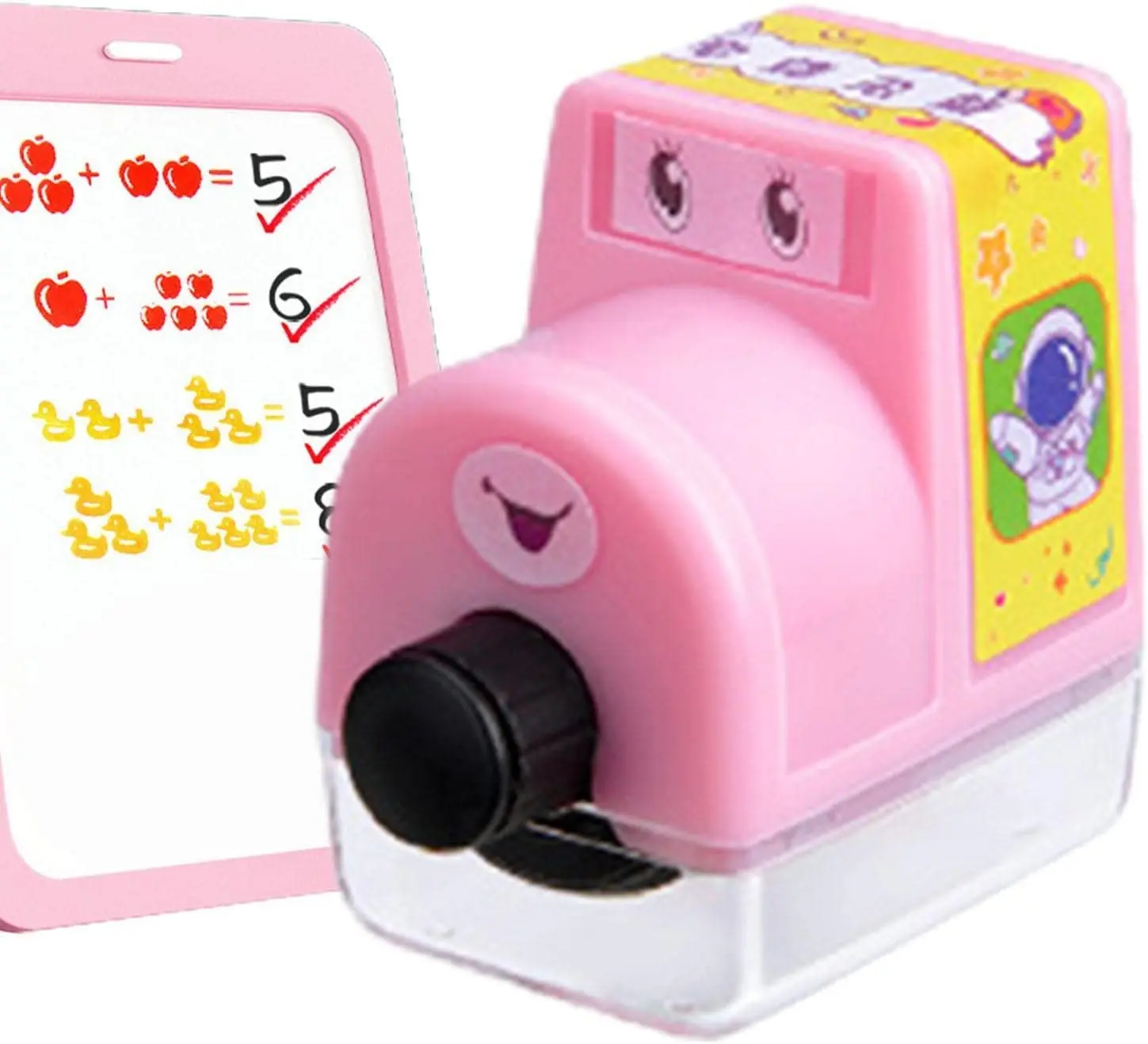 Roller Digital Teaching Stamp Reusable Addition and Subtraction Roller Stamp Within 100 Teaching Math Practice Questions