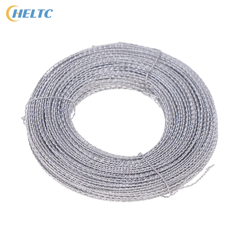 Rollo de 40cm/1574,8 pulgadas, medidor eléctrico, juego de hebilla de sellado de plomo, alambre de sellado de hilo de hierro ampliamente utilizado, accesorios de dos partes