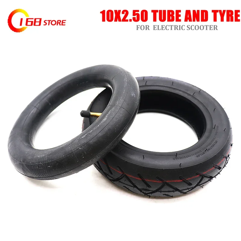 Size 10 inch Pneumatic 10x2.50 Tire fits Electric Scooter Balance Drive Bicycle Tyre 10*2.5 inflatable  & inner tube