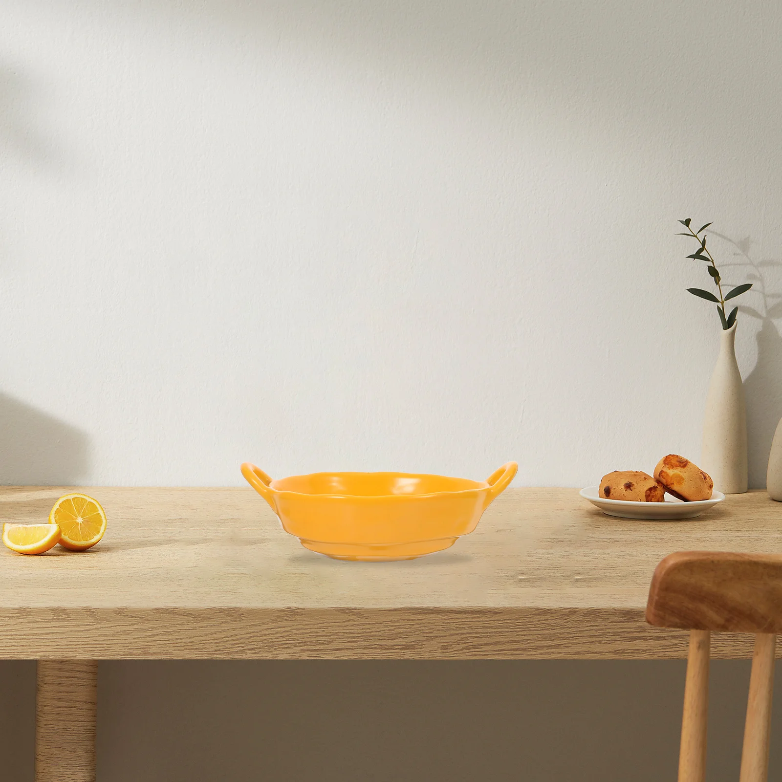 

1Pcs Hammered Texture Soup Bowl Multifunctional Ceramic Salad Bowl Heat Resistant Microwave Safe for Home Restaurant Serving