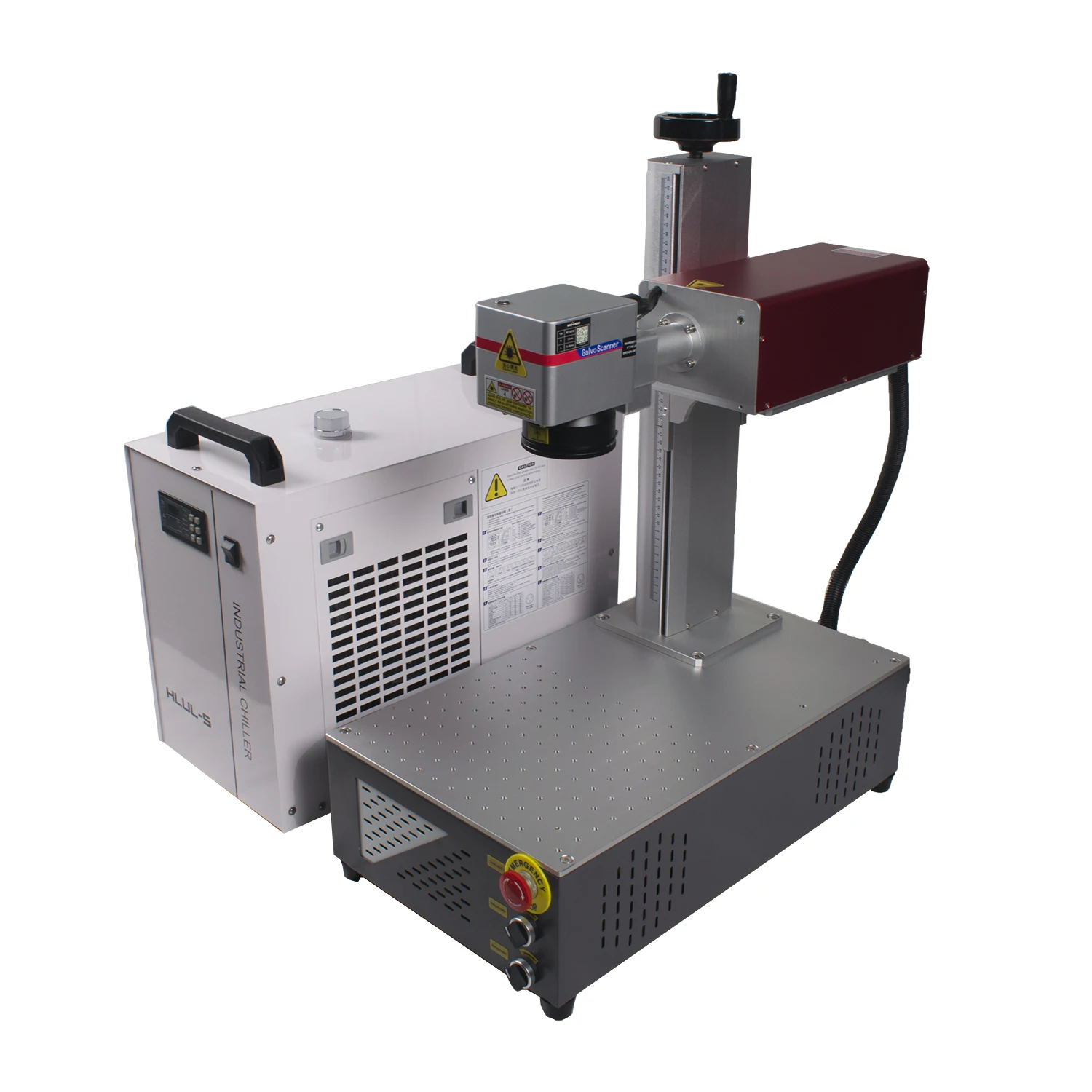 5W UV Laser Marking Machine for Glass Crystal Metal Plastic Wood 3W UV Laser Engraving Machine with Water Chiller Laser Engraver