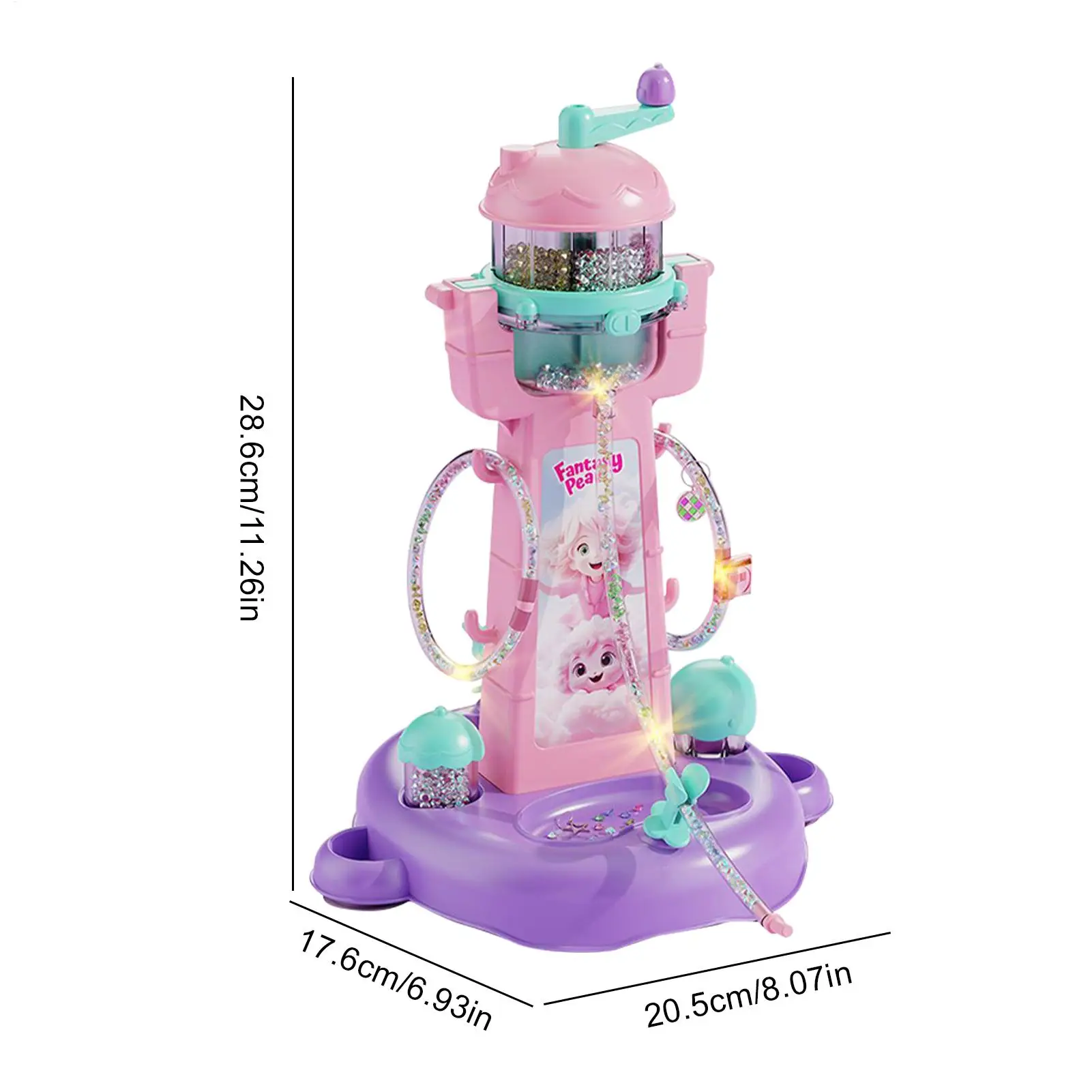 Machine à corder les perles pour la fabrication de bracelets pour enfants filles, artisanat fait à la main, bijoux, jouets, cadeaux d'anniversaire, bas de noël