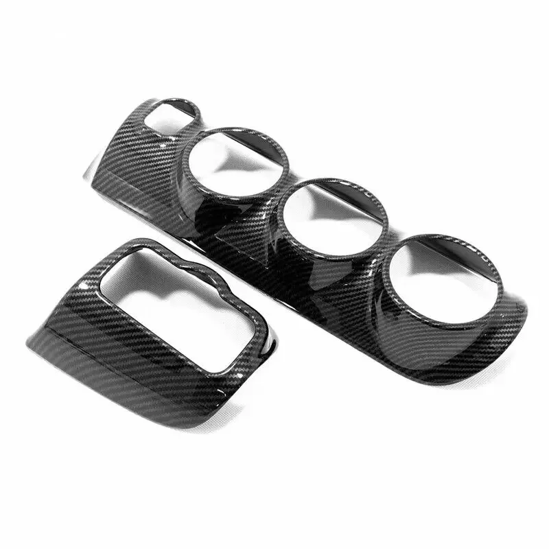 Внутренние наклейки для Mercedes-Benz A-Class W177 2019-2022 CLA C118 2020+, карбоновая крышка вентиляционного отверстия для кондиционера с фарой Sw