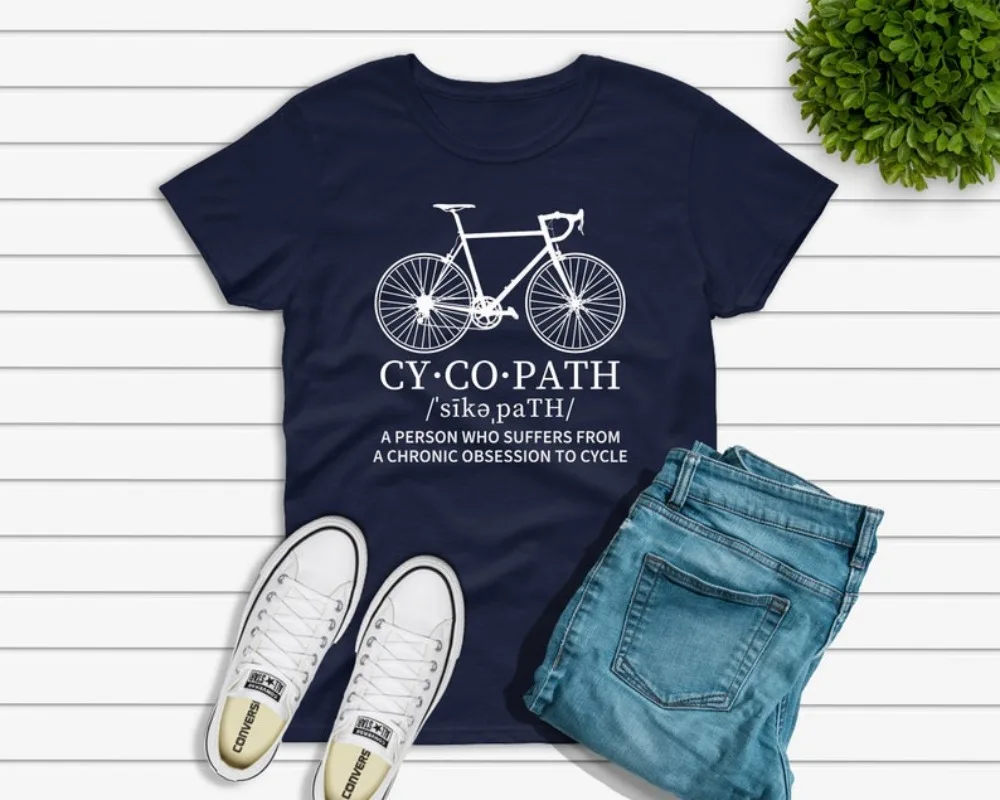 Funny Cycling T-shirt for Men Tees Women Cycling Shirt Bicycle Clothes Cyclist Gift Bike Tshirt Mountain Bike T Shirts MTB Shirt