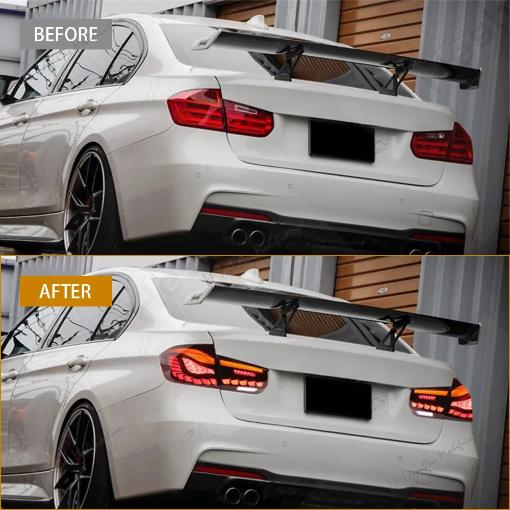 Pair LED Tail Lights For BMW 3 Series F30 F35 320i 328i 335i M3 2013-2020 Rear Lamps Taillights Fog Lights Car Light Assemblies