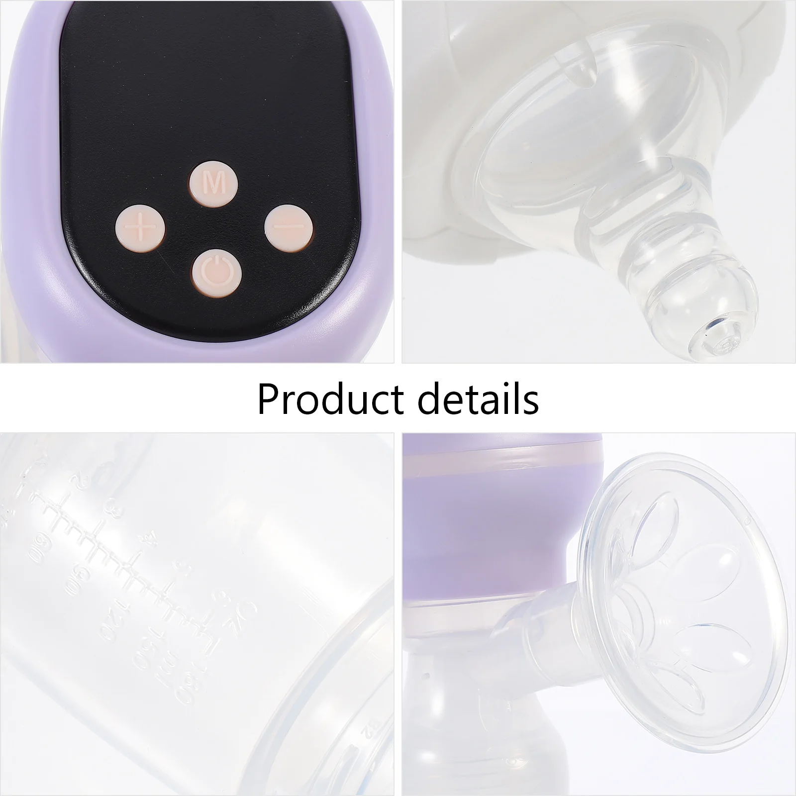 

1 комплект, электрический односторонний насос для молока, 9 уровней, регулируемый USB аккумулятор, экстрактор молока для грудного вскармливания