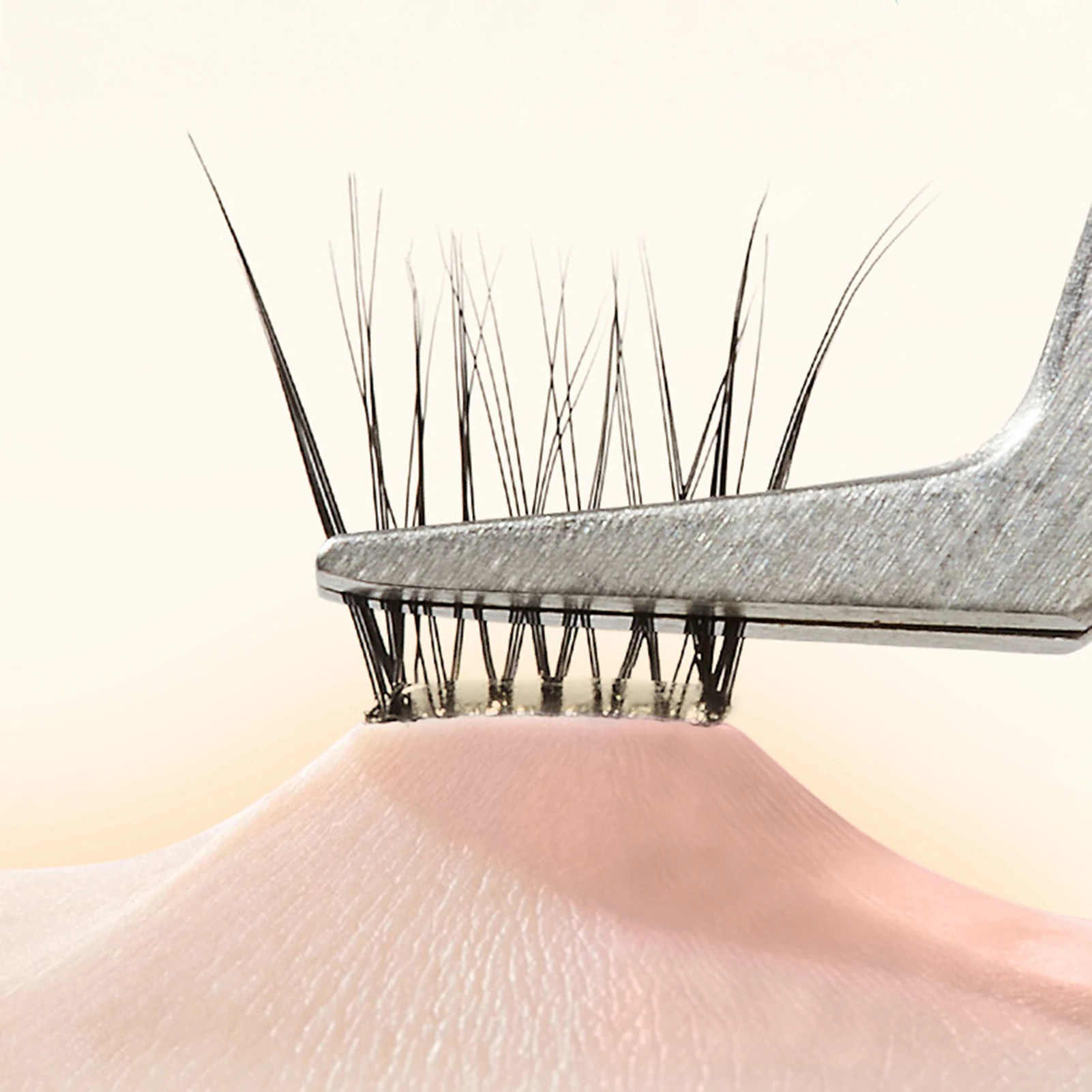 Ciglia finte autoadesive Ciglia a grappolo fai-da-te Nessuna colla necessaria Estensione ciglia individuali Donne Ragazze Strumenti per il trucco Faux Cils