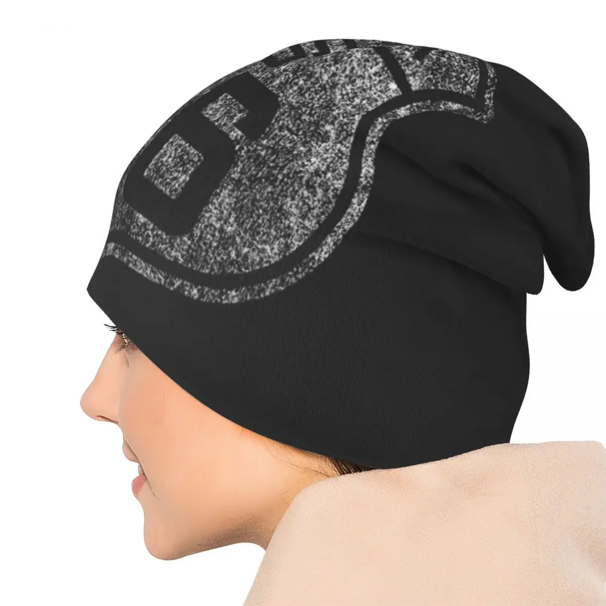 Vintage America Route 66 Letters Skullies Beanies Hats Goth Unisex Outdoor Cap Warm Dual-use Bonnet Hat