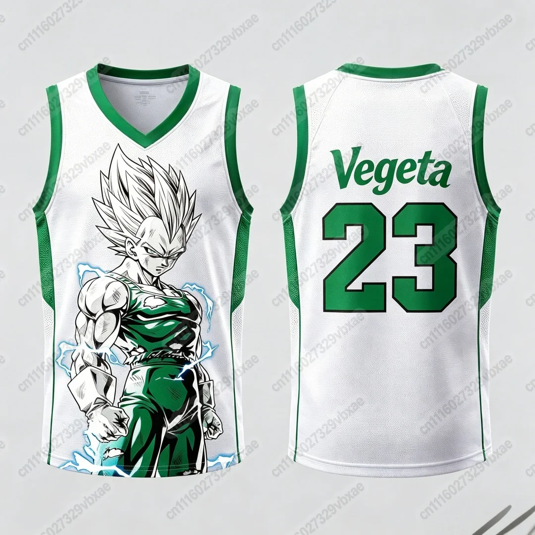 2026 Sommer Dragon Ball Goku Oversized Anime-Print Herren Ärmellose T-Shirts Trainingsweste Sommer Schnelltrocknend Familien-Partnerlook – Detail 4