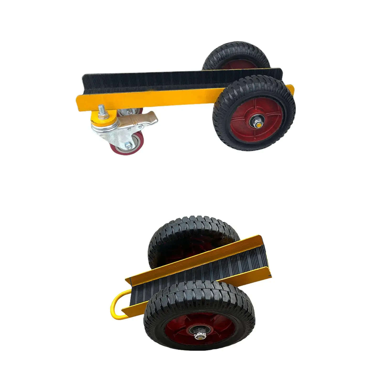 Panel Dolly Heavy Duty with Solid Wheels Marble Handling Trolley Door Dolly Cart for Insulating Glass Marble Slabs Wooden Doors