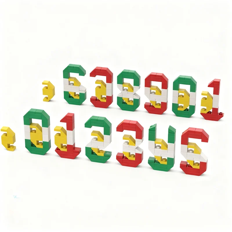 217 pièces MOC NUMBERS ROW YOUR BOAT 2 ou 3 Modèles de blocs de construction DIY Jouets créatifs Idée de briques Cadeaux de Noël Enfants