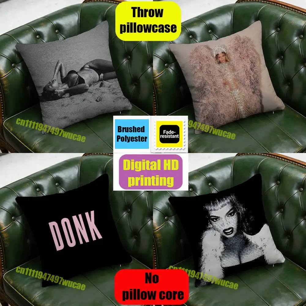 For B-Beyonce Morning Dew Donk Throw Pillow Case 30x30cm Car Custom Square Pillowcase Pad Cushion Cover