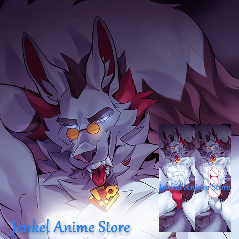 Dakimakura Mystery Furry Anime Pillowcase Life Size Double Sided Print Body Pillow Cover