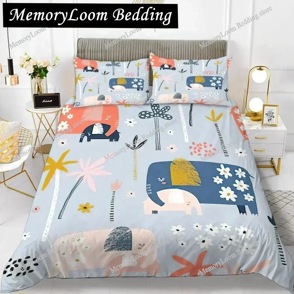 Sausage Dog Print Duvet Cover Set Queen King Full Size Cartoon Dachshund Puppy Bedding Set For Boy Kid Polyester Comforter Cover