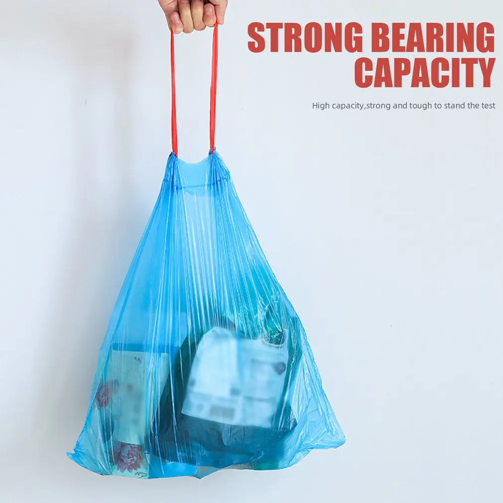 Garbage Bag Disposable Thickened Garbage Bag Kitchen Cleaning Plastic Bag Household Vest-style Garbage Can Storage Bag