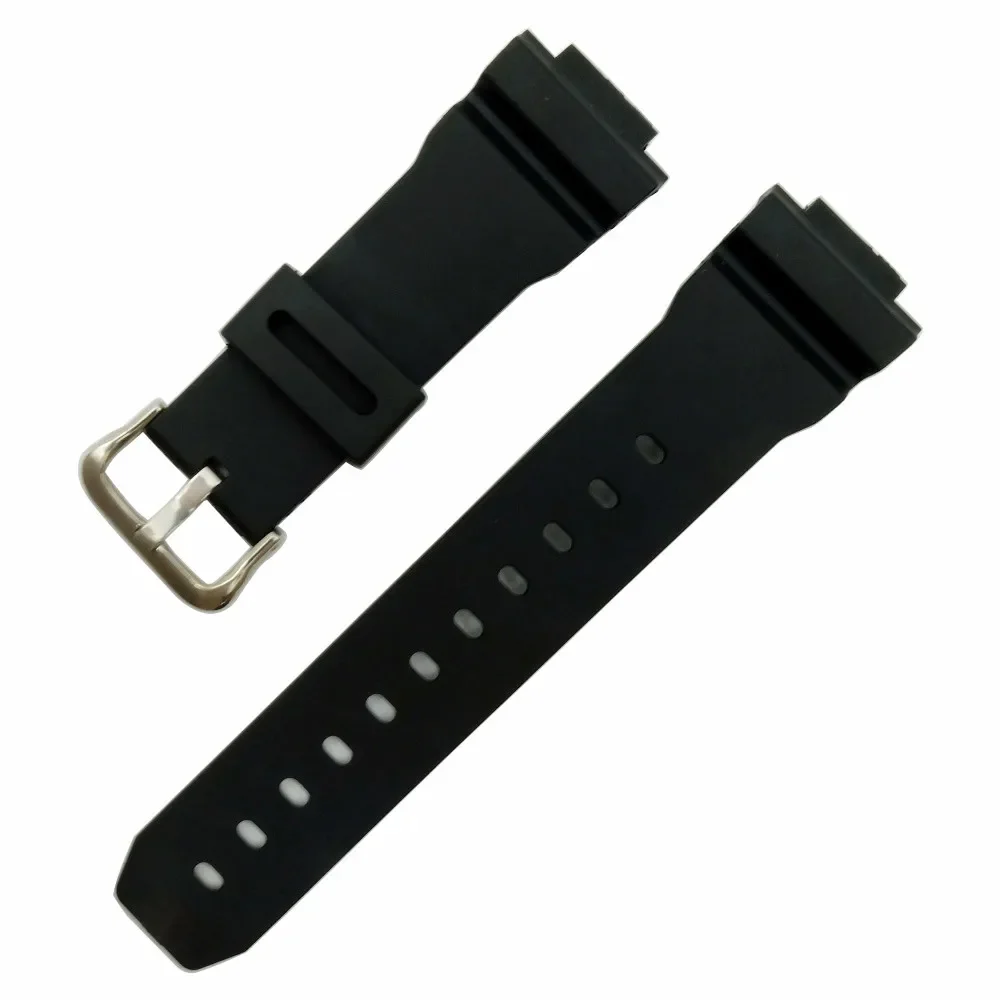 Watchband For G-shock GW-M5610 DW-6900 GW-M5600 DW-5600 G5700 Rubber Strap covex interface 16mm pu Watch band